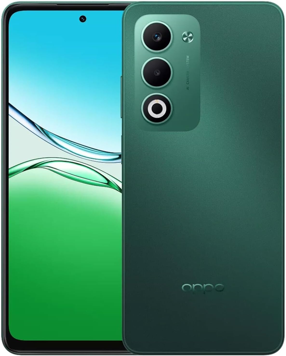 OPPO A5 Dual-SIM 128GB ROM + 4GB RAM (GSM Only | No CDMA) Factory Unlocked 5G Smartphone (Aurora Green) - International Version