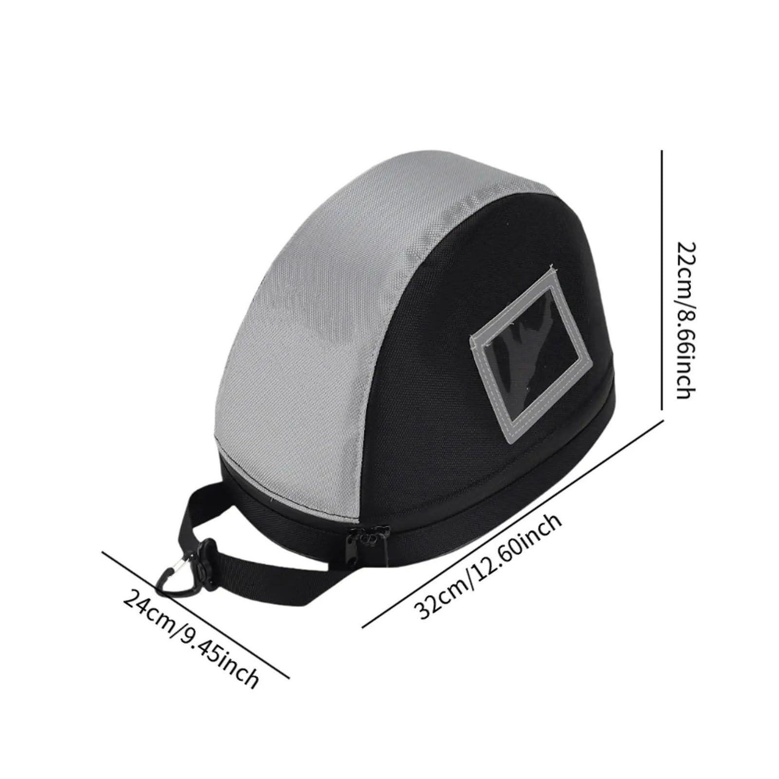 Bolsa De Moto Bolsa Almacenamiento Casco Multiusos A Prueba Polvo Suministros Transporte Cremallera Senderismo Montar Viajar Esquiar Bolsa de Viaje para Moto