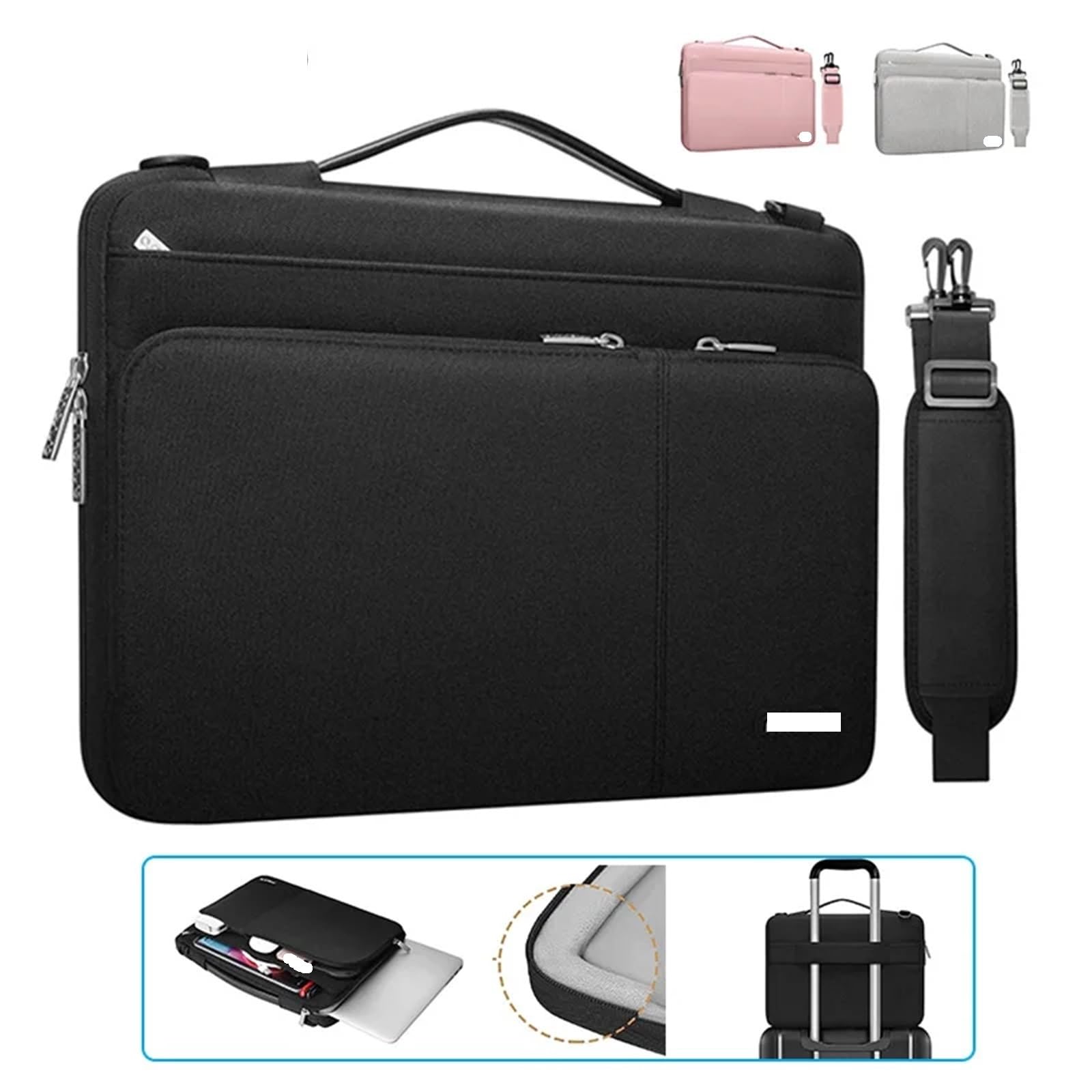 Borsa for laptop Custodia for notebook a tracolla for valigetta for computer per Viaggi,Lavoro