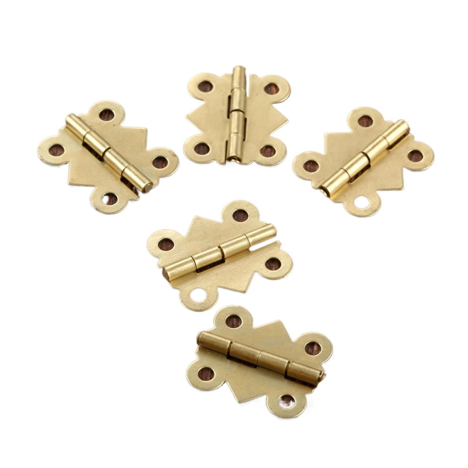 Kdhcvkz One Color 40Pcs 20Mm X17mm Door Hinges 4 Holes