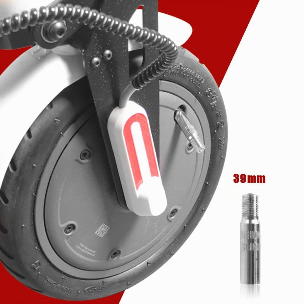 ANSENI Kit de Pneu 10 Pouces Wanda Compatible pour Xiaomi M365, Pro,Remplacement pour Scooter Électrique, Roue, Chambre à Air 10 Pouces, Viseurs et Adaptateur de Valve (Avec Support M365/M365Pro)