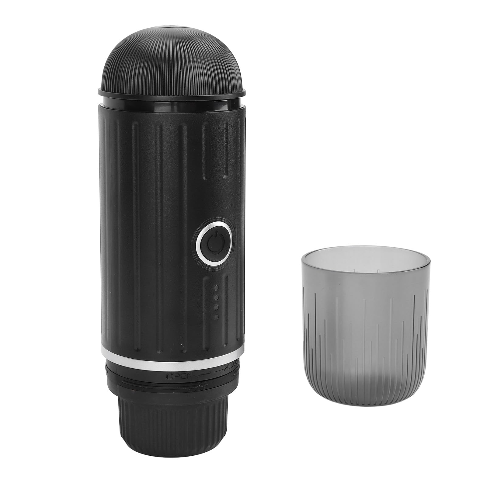 HEEPDD Máquina de café Expreso Portátil, Eléctrica Autocalentable de 19 Bares con café Molido y Cápsula para Viajes, Camping, Oficina en Casa