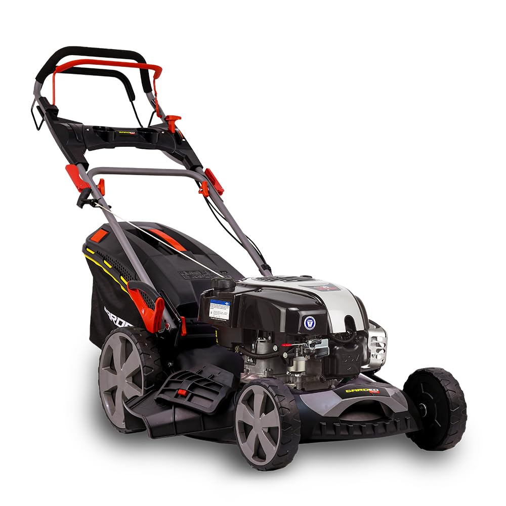 Tondeuse Thermique tractée 161CC avec Moteur Briggs and Stratton, Mulching et éjection latérale - Gardeo Pro