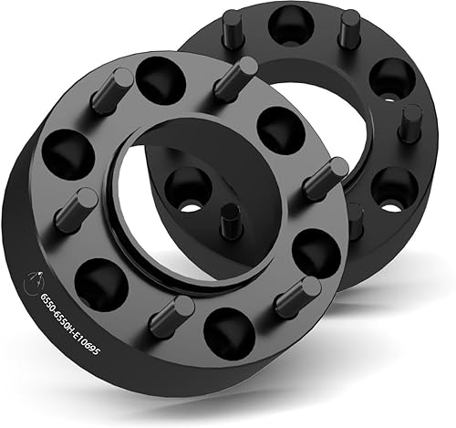 Miniatura 35 de Wheel Accessories Parts 4 adaptadores de espaciadores de rueda centrados en buje de 6x5.5 0.236x5.500 in 2.00 pulgadas de grosor 3.063 in Hub