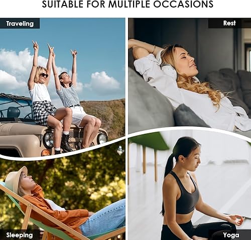 Miniatura 6 de Máscara de ojos calentada, máscara de compresión de ojos cálida, compresa de ojos de calor húmedo para microondas, almohadilla térmica para