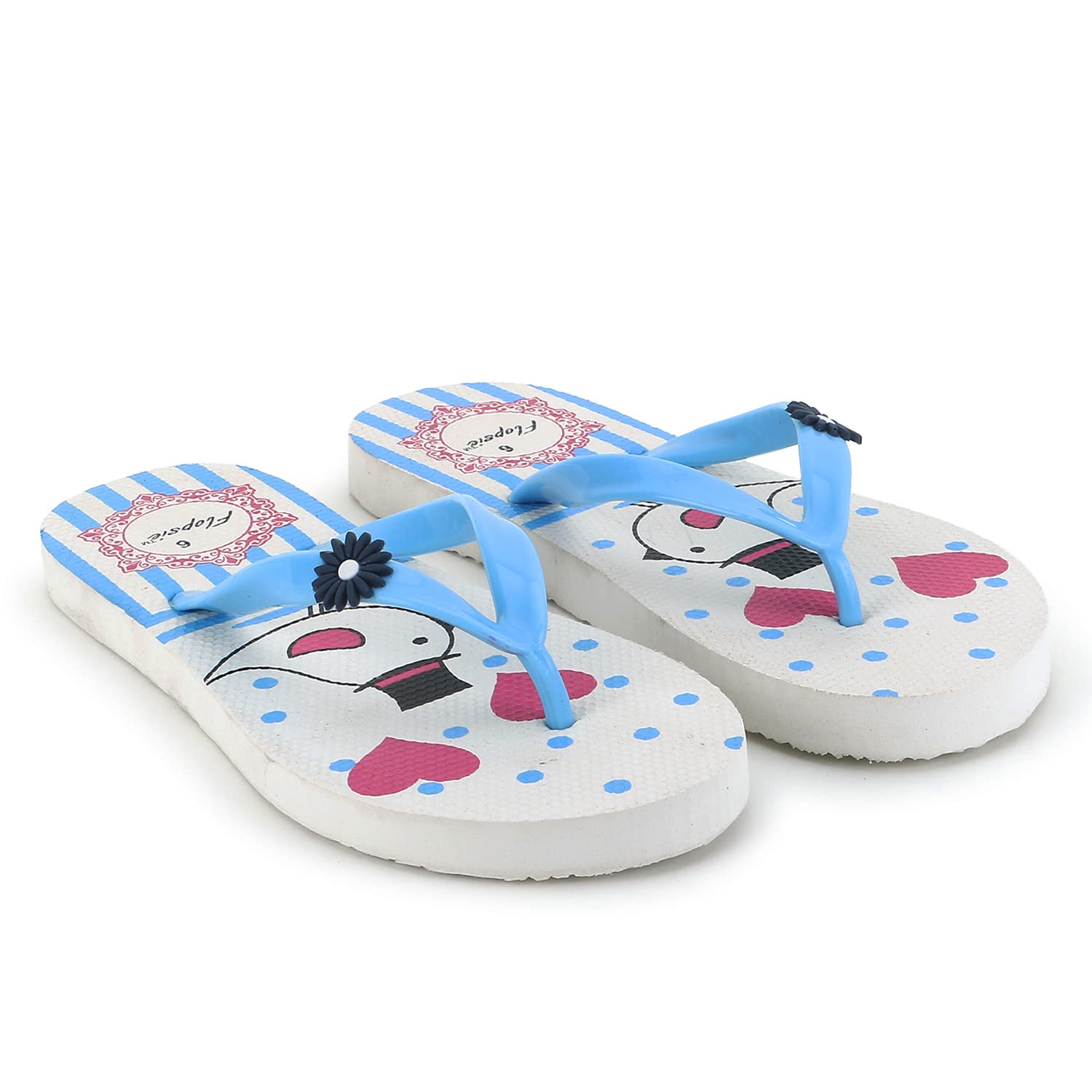 TWOSOFT Women Hawai Chappal Comfortable Soft Fancy Daily Use Casual Flaxsible Slipper-002-WHT_7 (B0DC4DQYD6) Amazon Price History, Amazon Price Tracker