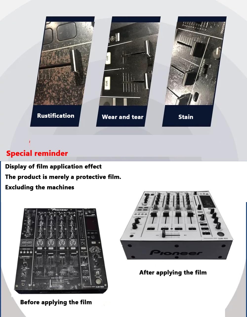 Amazon.com: Protective Cover Skin for Pioneer DDJ-SR2 Film Sticker