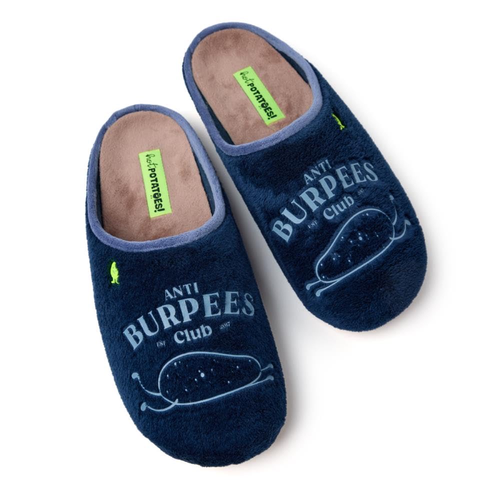 HOT POTATOES Men's Trimont Slipper, Navy, 6.5 UK