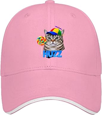 Greetings Huzz Cat Lollipop Hat Women Funny Baseball Hats Funny Gifts for Men