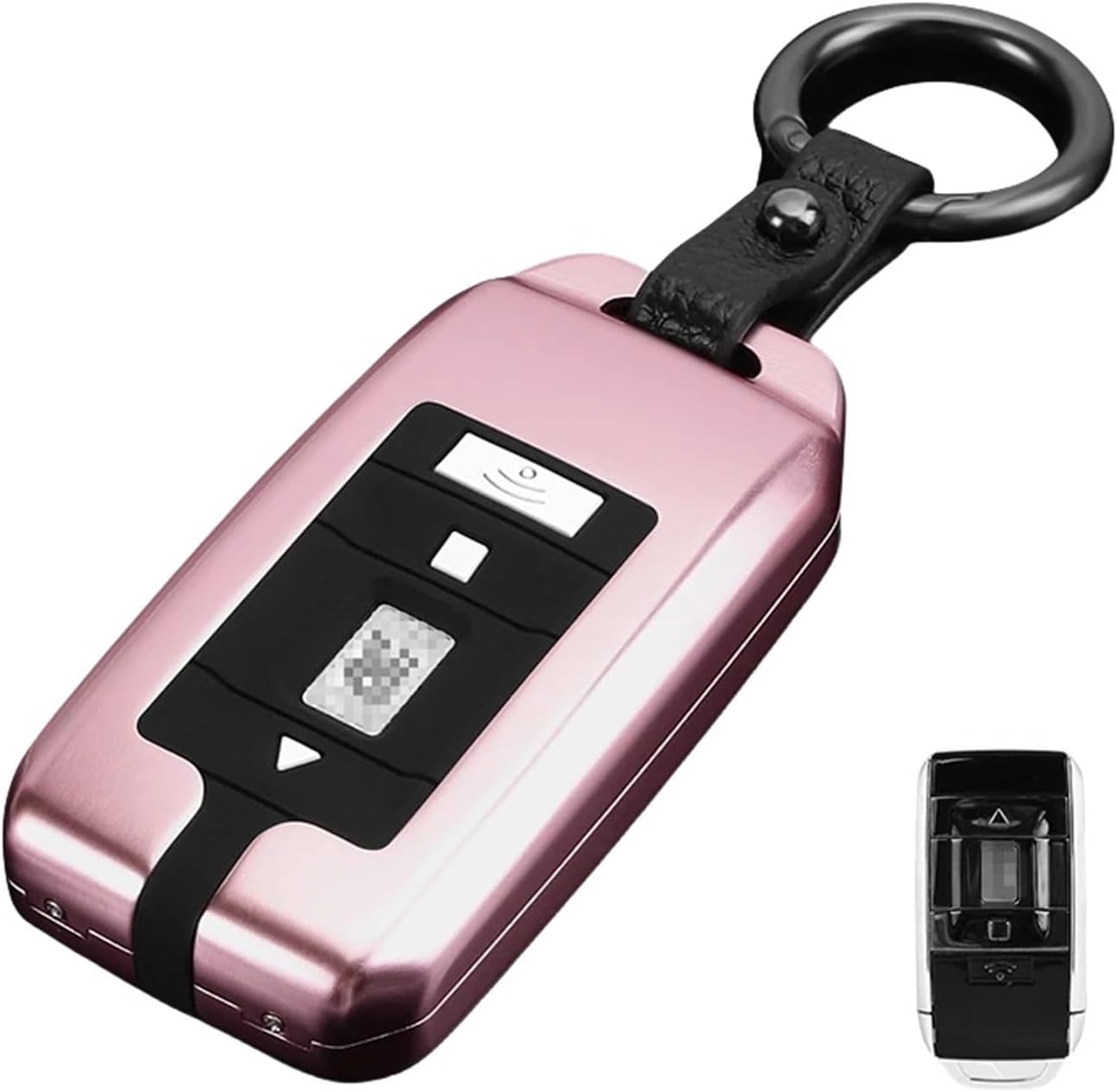 Aluminum Alloy Car Key Case Car Key Bag Compatible for Rolls Royce Cullinan Phantom Ghost Wraith Interior Accessories(Style 6)