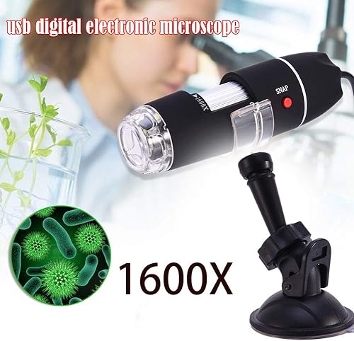 Miniatura 4 de KXAKAX Wholesale1600X 1000X500X Mega Pixels 8 LED Digital USB Microscope Microscopio Magnifier Electronic Stereo USB Endoscope Camera Color  As