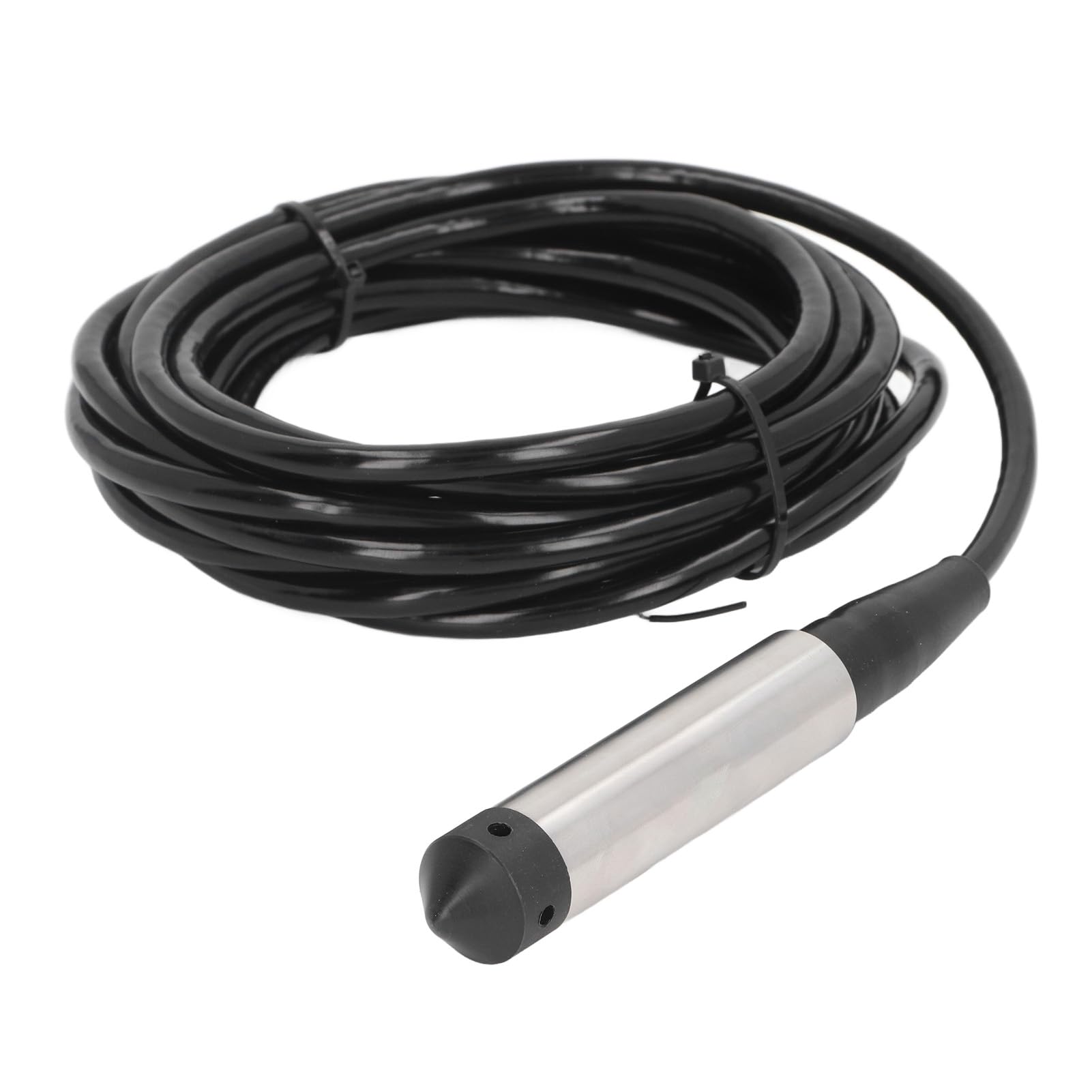 Walfront Sensore di Livello del Liquido Ad Alta Precisione Sonda in Acciaio Inossidabile, Protezione Impermeabile, Trasmettitore di Livello 'Acqua Integrato con Cavo 5 M per la (0-2 m)