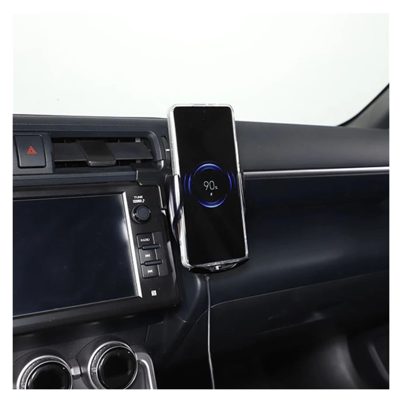 ABS tablero de instrumentos del coche salida de aire soporte lateral for teléfono soporte de navegación GPS coche Compatible con Subaru BRZ Toyota 86 202-2025(Style A)