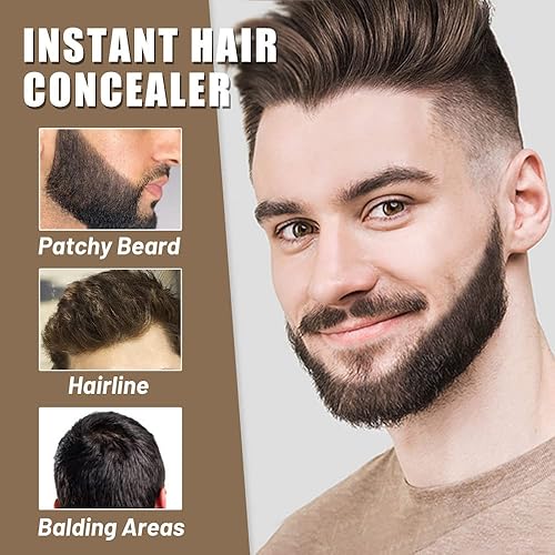 Miniatura 3 de Polvo de retoque de raíz, polvo de cabello al instante para adelgazar la línea capilar para cubrir la línea capilar y oculta la pérdida de cabello,