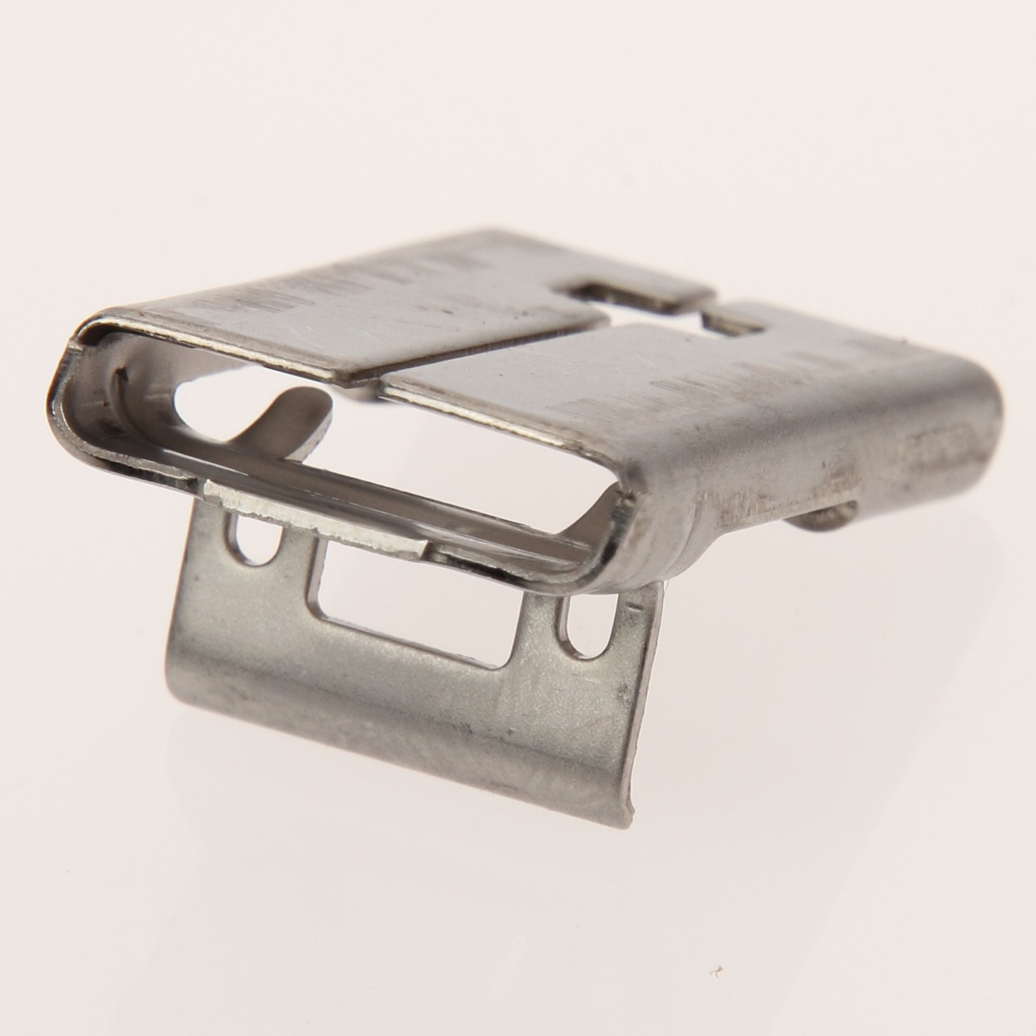 Panduit MSBW38-C6 Pan-Steel Buckle for Custom Length Strap, AISI 316 Stainless Steel, 0.38" Width (100-Pack)