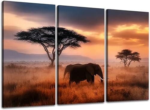 Miniatura 17 de Lienzo de 3 piezas de impresiones artísticas para pared, cuadro de paisaje de selva tropical, selva tropical, cuadros enmarcados, pintura de pared,