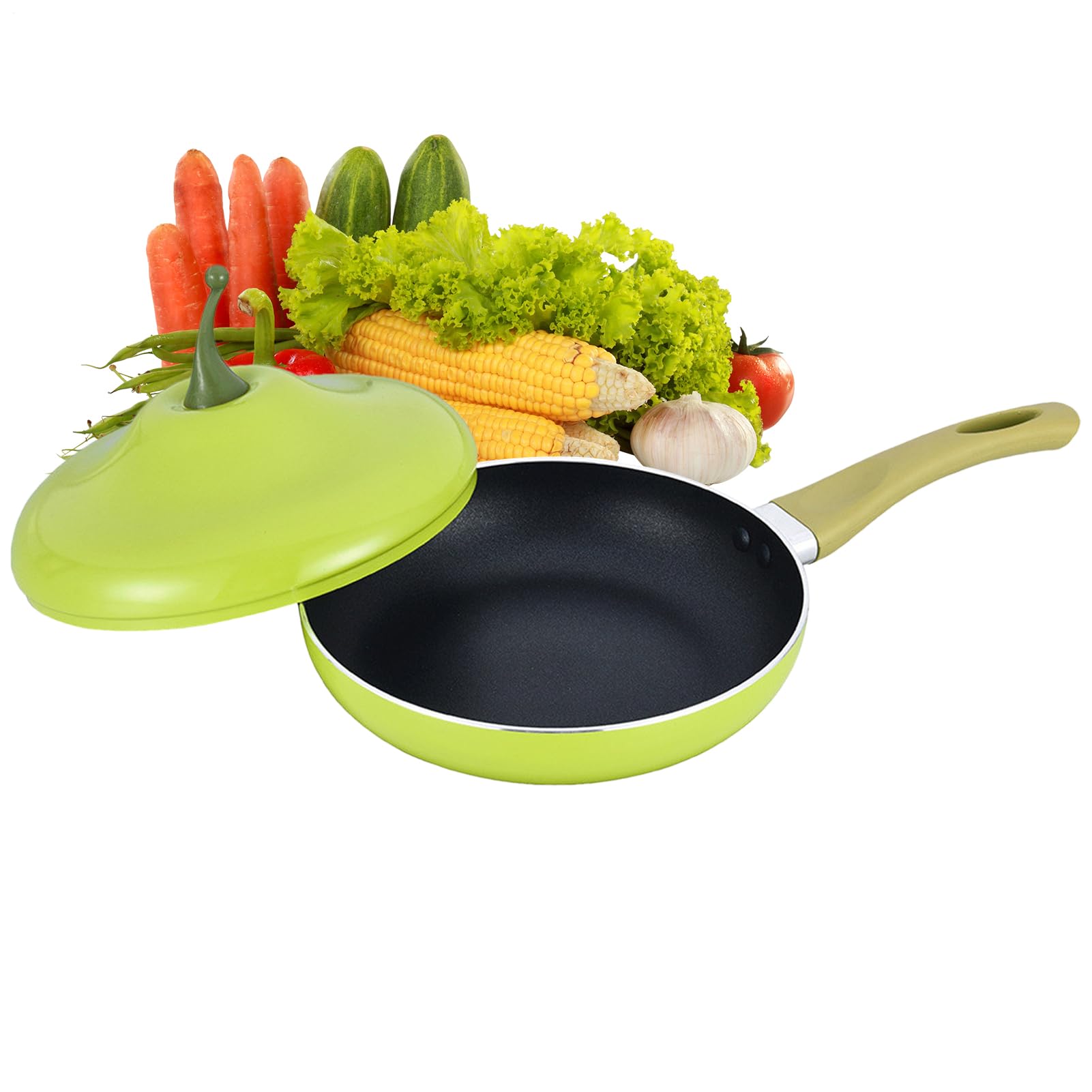 Pentola Per Sugo Con Coperchio Pratico, Multiuso, Antiaderente, Fruttiforme | Pentola E Padella Adatte All'Induzione Per Cucina Domestica, Ristorante, Pasta, Zuppa, Spaghetti, Brodi E Risotti