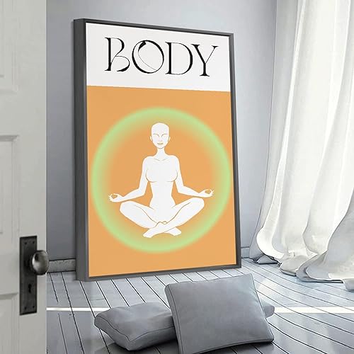 Miniatura 2 de Póster de mente y cuerpo, alma, aura, alma, curación, cuerpo, mente, impresión digital, decoración de estudio de yoga, decoración de habitación