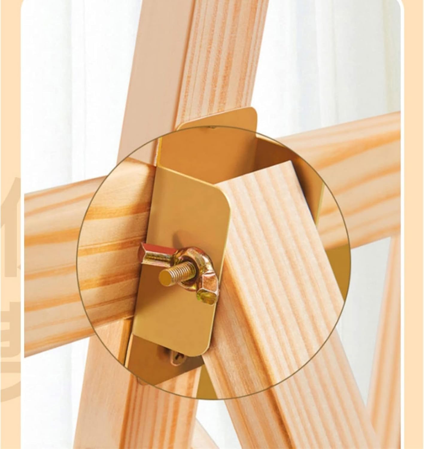 Cavalletto per artisti, cavalletto in Legno con Struttura a A, Pieghevole, Portatile, per Pittura, Disegno e Esposizione, Facile da Montare.