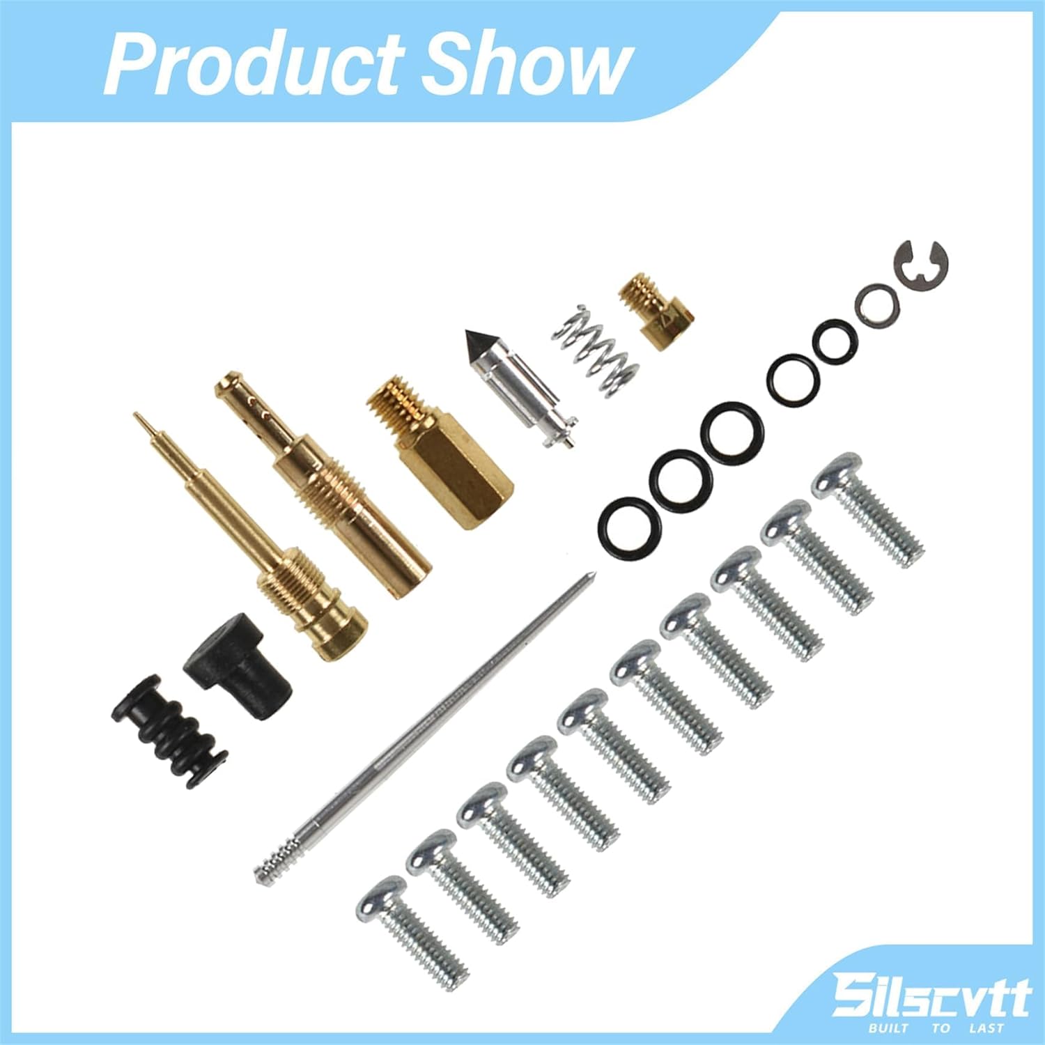 Silscvtt Carb Carburetor Repair Kit Replacement for Honda TRX450R 2004 2005