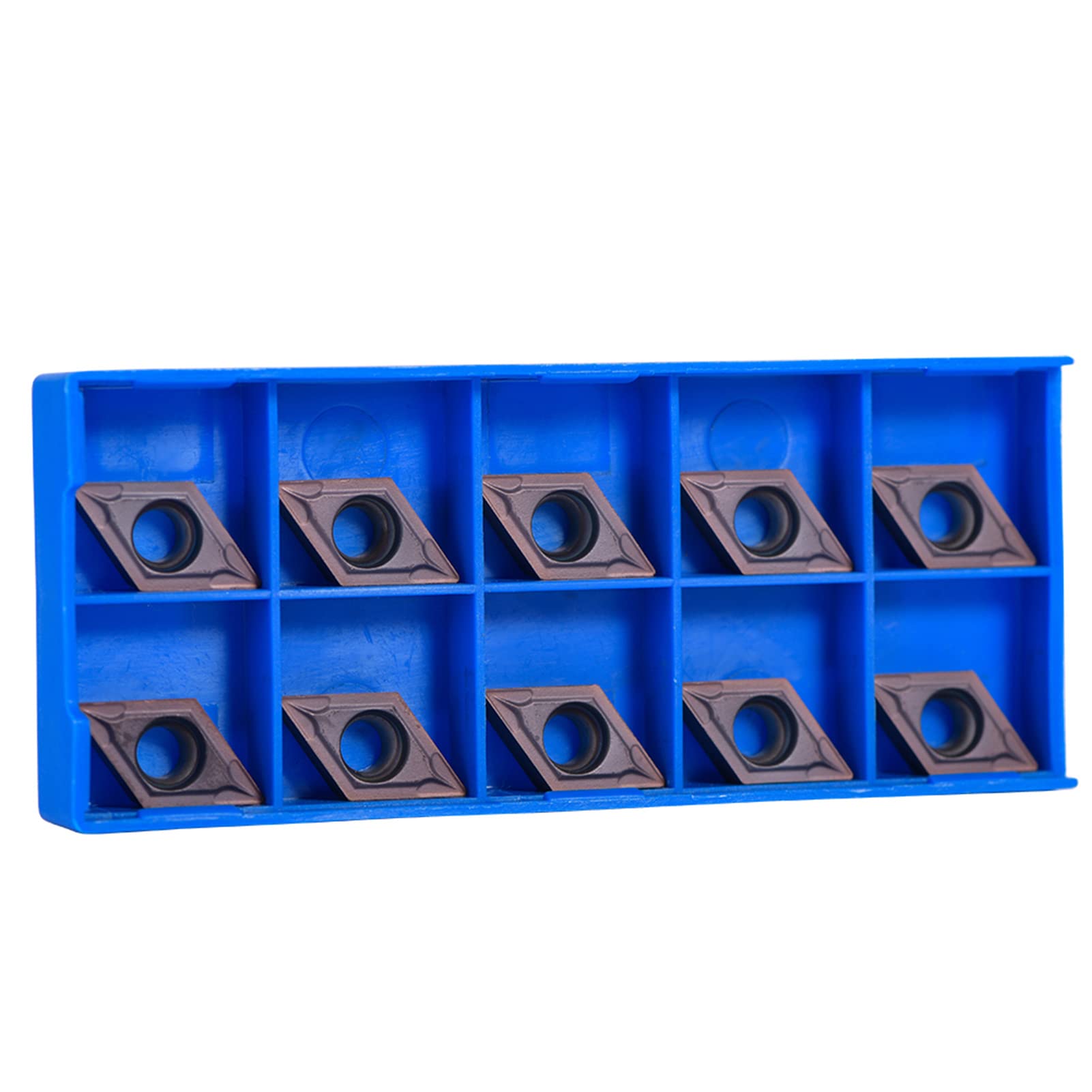 Lama in metallo duro CNC 10 pezzi, inserti per tornitura DCMT11T304 VP15TF, punte in metallo duro CNC taglierina, per utensile tornio