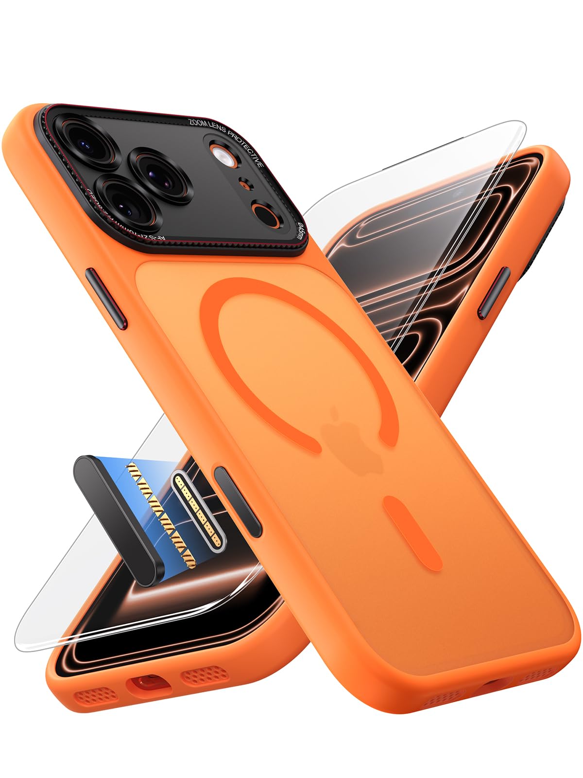 JUESHITUO for iPhone 17 Pro Case: Upgraded [Full Camera Protection