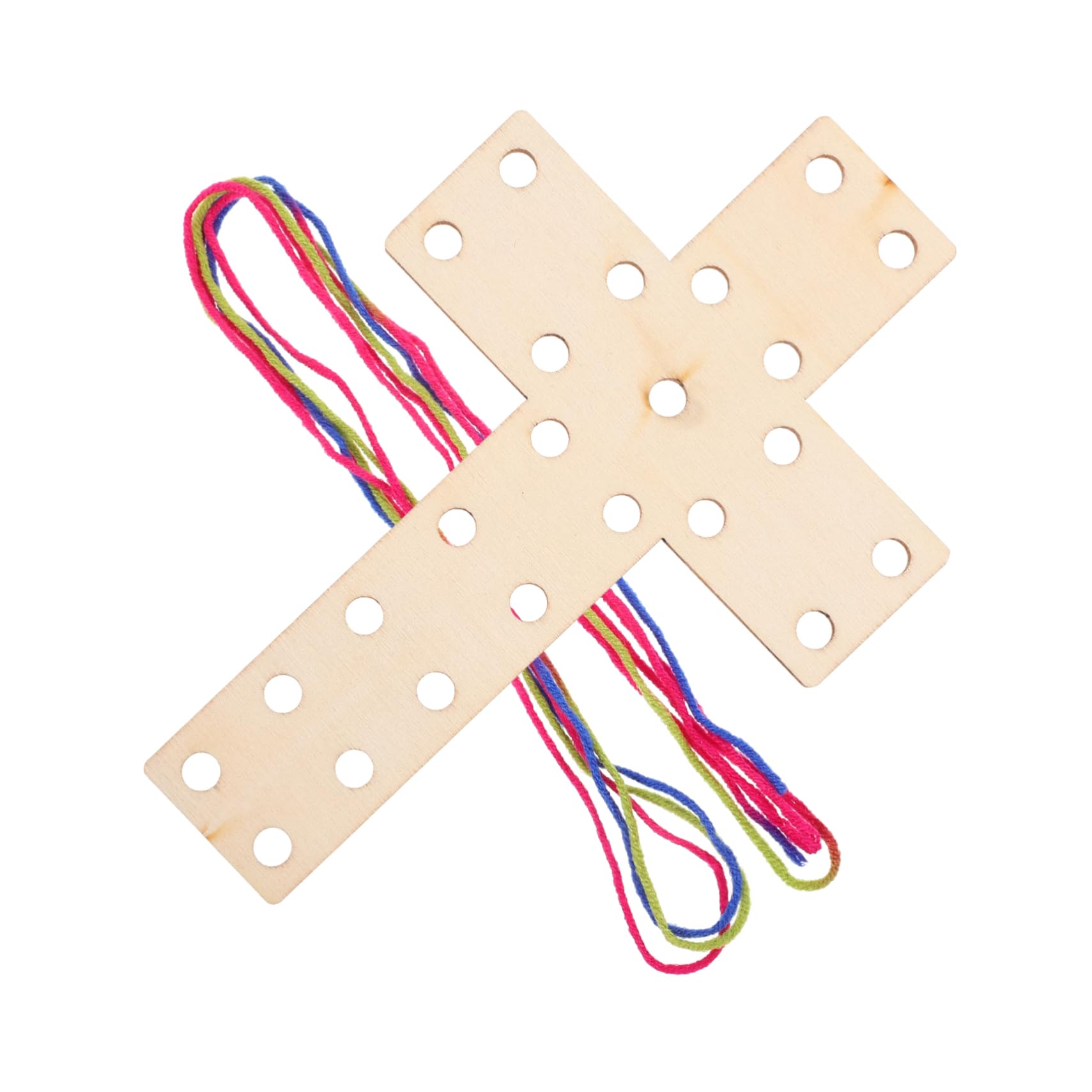 Amazon.com: TEHAUX 1set Yarn Weaving Cross Complete Wooden Craft