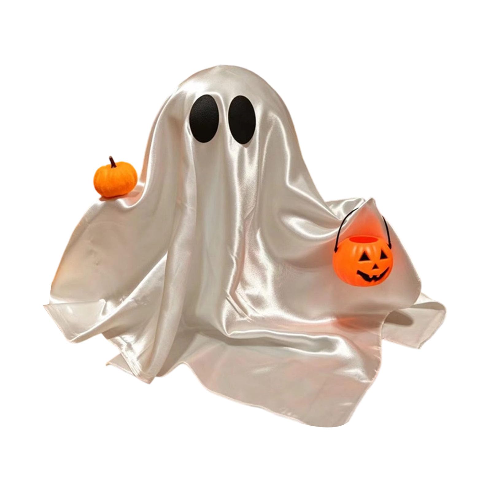 Halloween Ghostly Figurines Pumpkins Ghostly Statue Sculptures Miniature Garden Accessories Monsters Figurines Ornament Scary Sculptures
