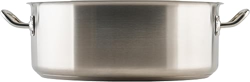 Miniatura 4 de Winco - Brasero de acero inoxidable de grado comercial con tapa, 20 cuartos de galón