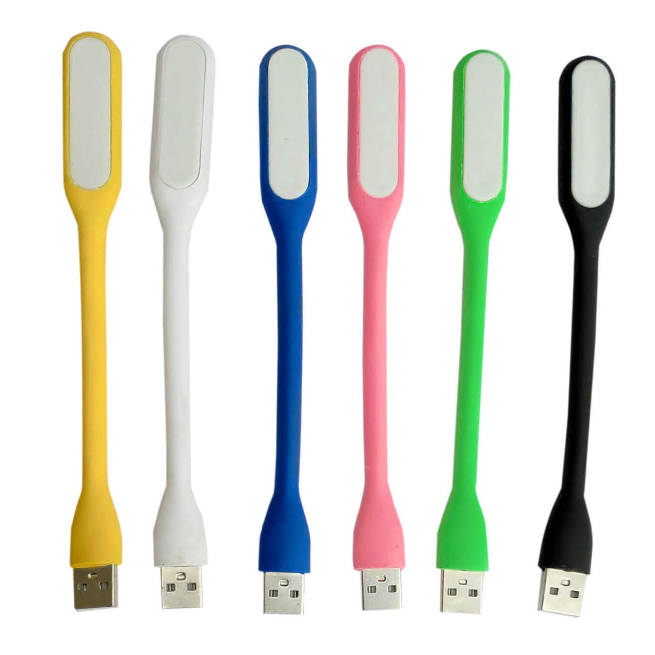 SC Mini USB LED Light Adjust Angle/Bendable Portable Flexible USB Light for Power Bank PC Laptop Notebook Computer Keyboard(Pack of 10, Assorted Colour)-image-5