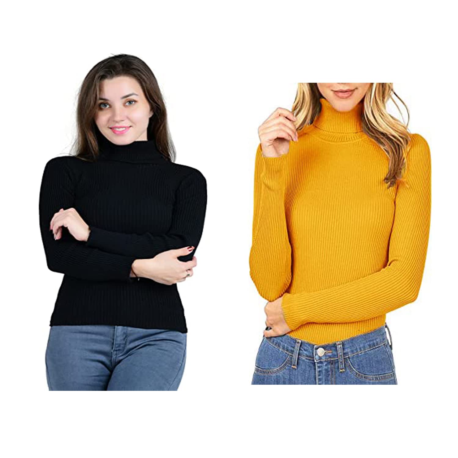 r lon RZLECORT Ribbed Sweatshirt Casual Wear Highneck/Full Sleeves Tops for Women and Girls-picture-32