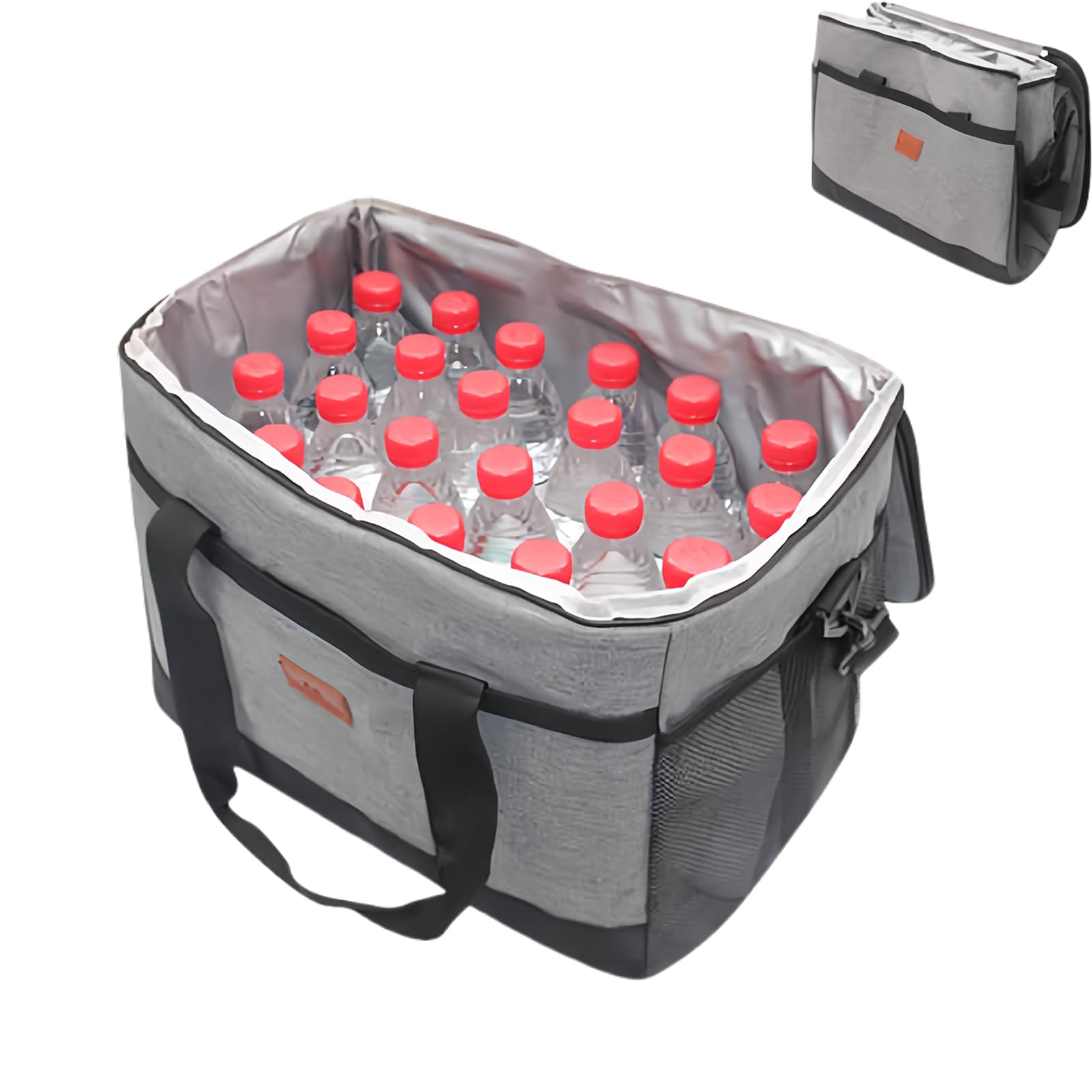 Bolsa de almuerzo, bolsa isotérmica, bolsa de picnic, bolsa de almuerzo, bolsa de almuerzo, bolsa para botellas de vino y cerveza, bolsa de almuerzo aislada, bolsa grande nevera a prueba de