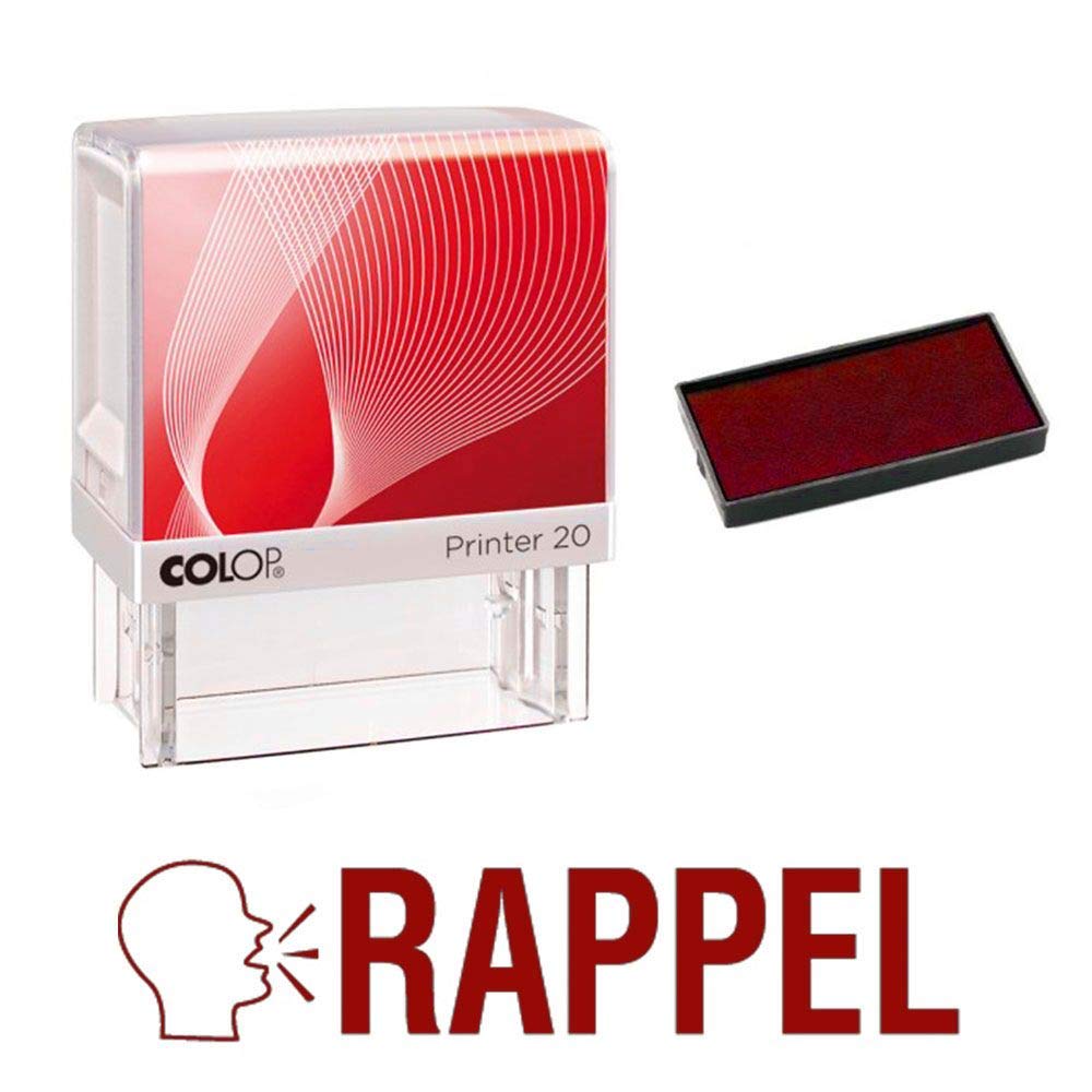 COLOP printer stempel atramentowy 20 38x14mm czerwony