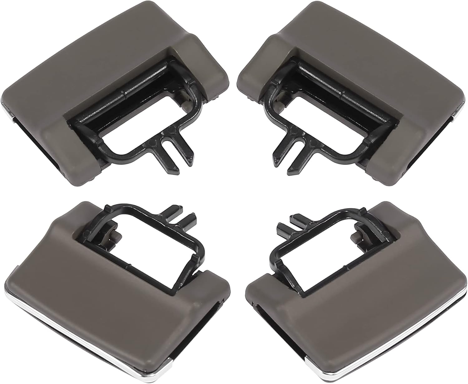 ACROPIX Front Left Right AC Vent Air Conditioning Vent Outlet Tab Clips Fit for Mercedes Benz GL450 ML350 - Pack of 4 Brown