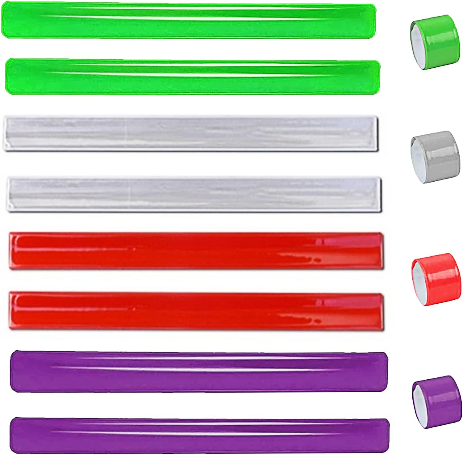 4 Fasce Riflettenti Multiuso - Regolabili, Per Corridori E Ciclisti | Sicurezza Visibilità 360° - Foto 6