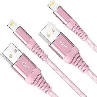 Ofuca iPhone Charger Cable, 2Pack 1.8M/6FT USB Lightning Cable Nylon Braided iPhone Charger Fast Charging & Syncing for iPhone 13 12 Pro Max Mini 11 Pro Max XR XS X 8 7 6 Plus