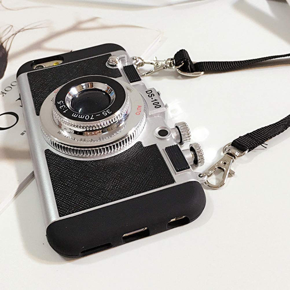 SIXRUN Vintage Camera Custodia per Telefono, Design 3D Fotocamera per (#9)
