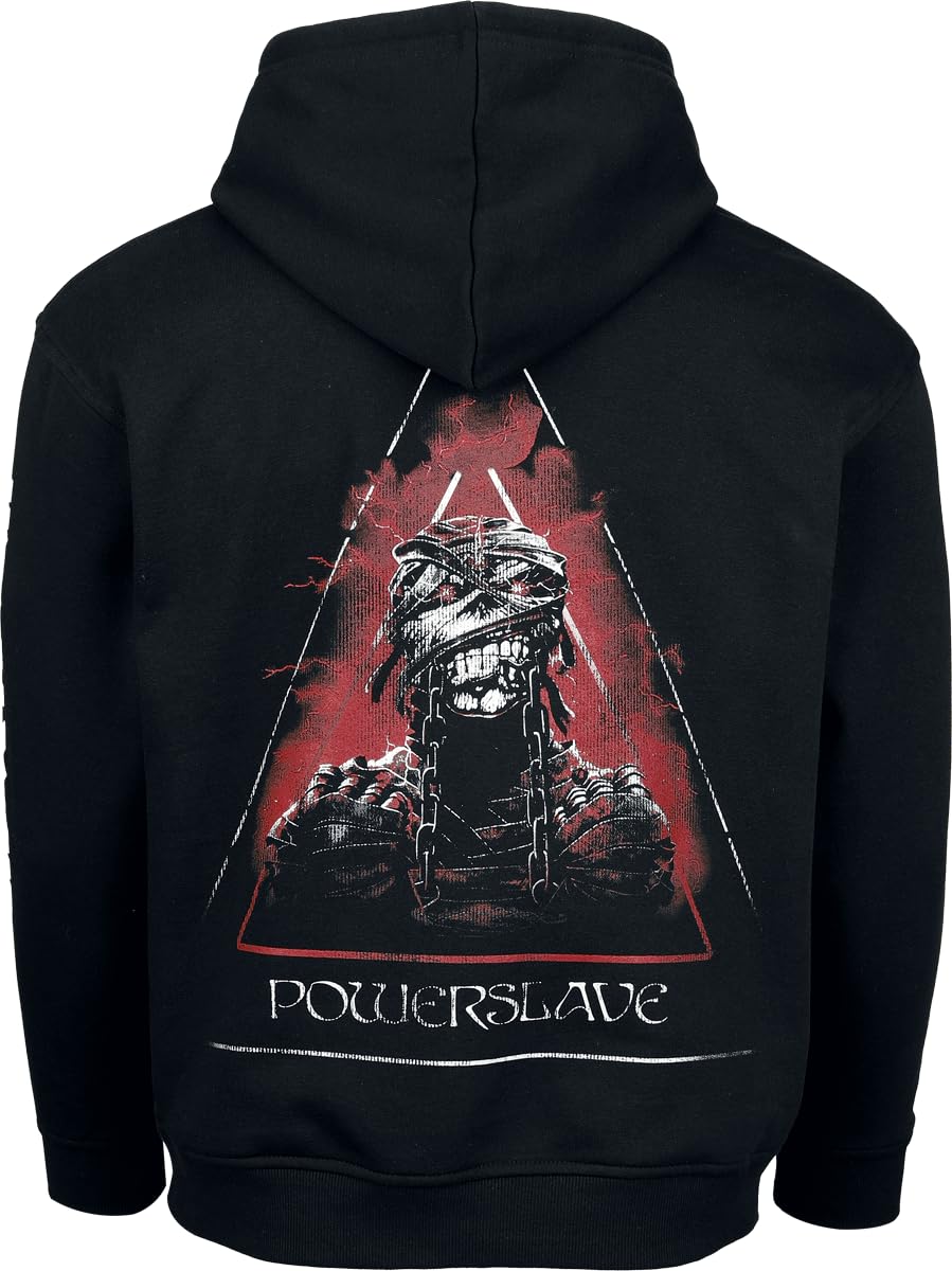 Iron Maiden Mummy Triangle Männer Kapuzenpullover schwarz Band-Merch, Bands