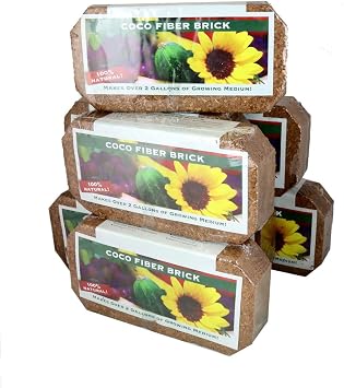 Coco Brick for Composting Toilets, Seed Starting, and Soil Amendment