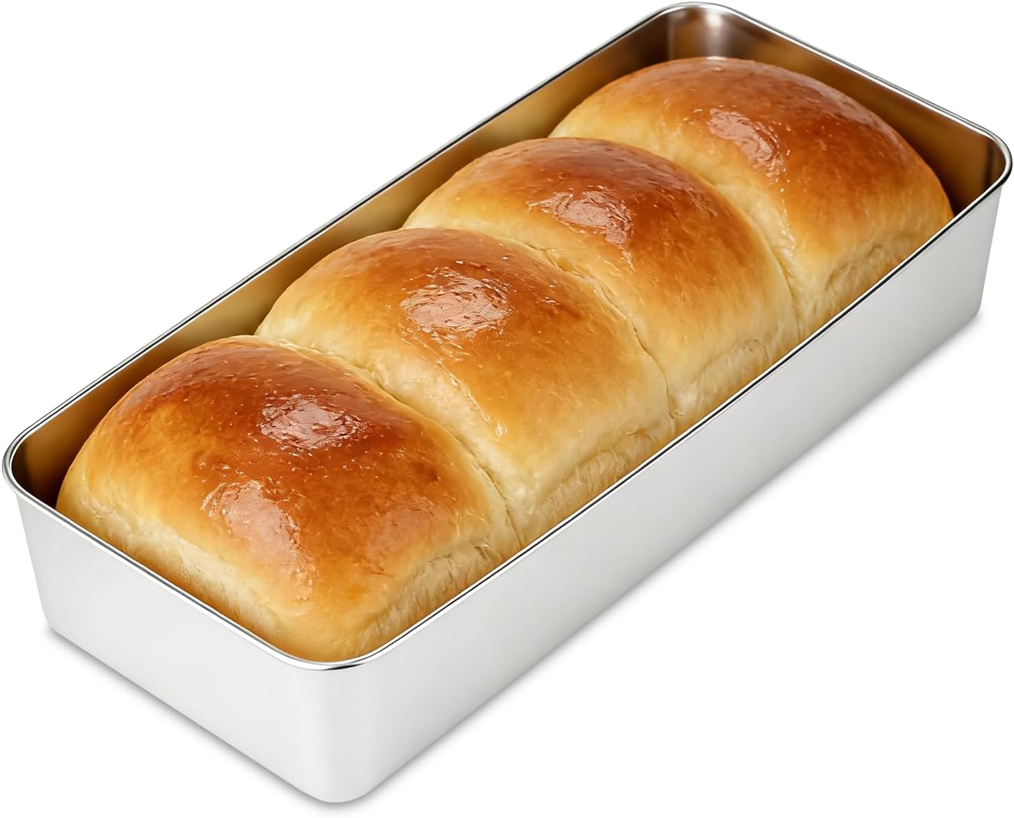Plumcake Mould, 1 Piece Bread Mould, Food Grade, Rustproof, Dishwasher Safe, Pan Brioche Moulds for Cakes, Pastries (33 x 15 x 6.5 cm)