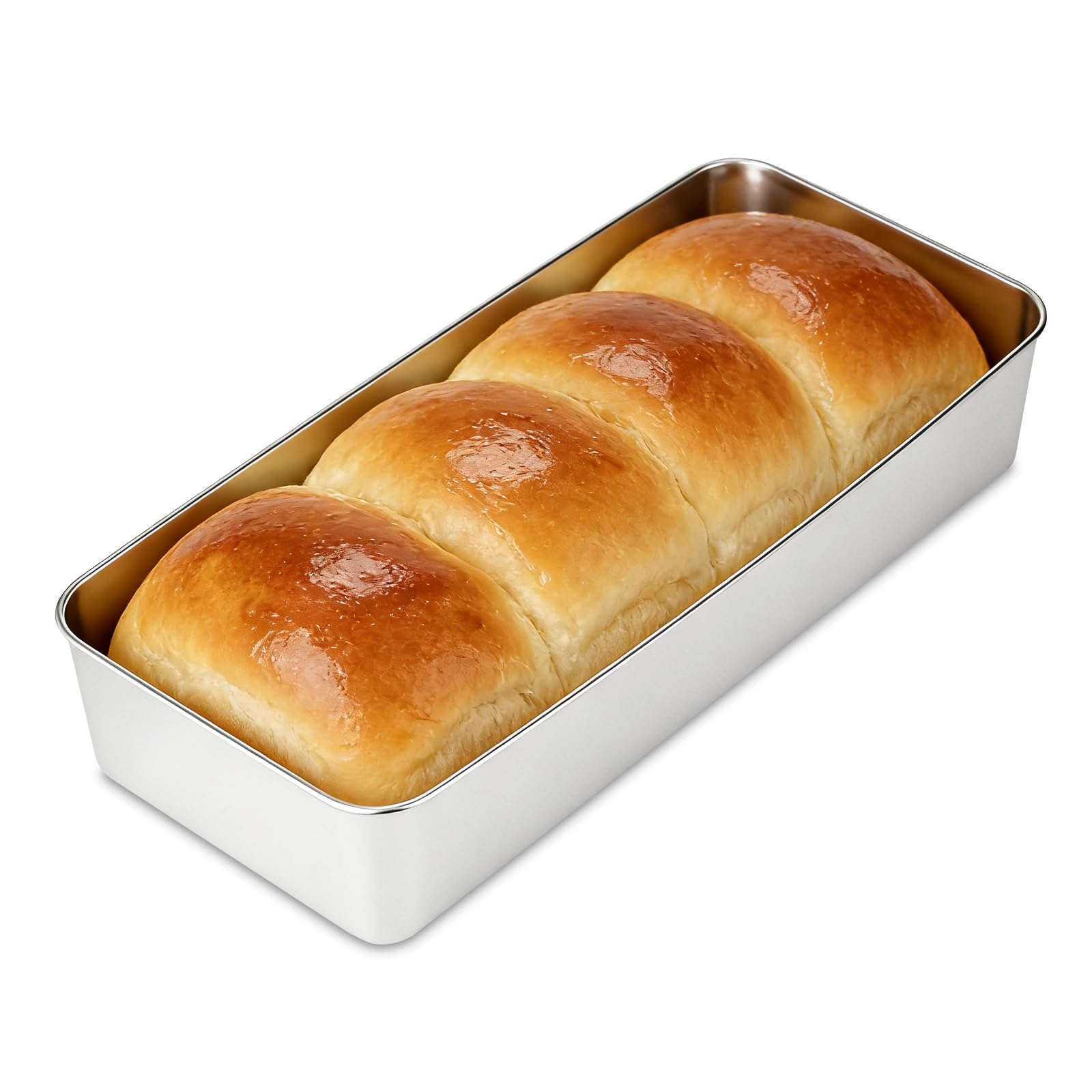 Romon Plumcake Mould, 1 Piece Bread Mould, Food Grade, Rustproof, Dishwasher Safe, Pan Brioche Moulds for Cakes, Pastries (33 x 15 x 6.5 cm)