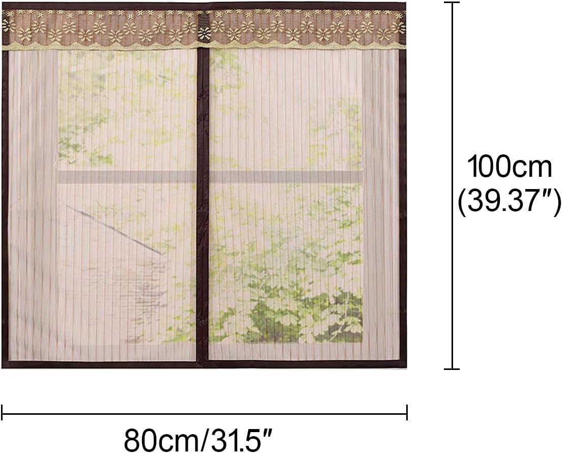 ECYC Window Screen Self-Adhesive Invisible Magnetic Screens Magnet Window Screening Door Curtains Home Magnetic Mesh Screen