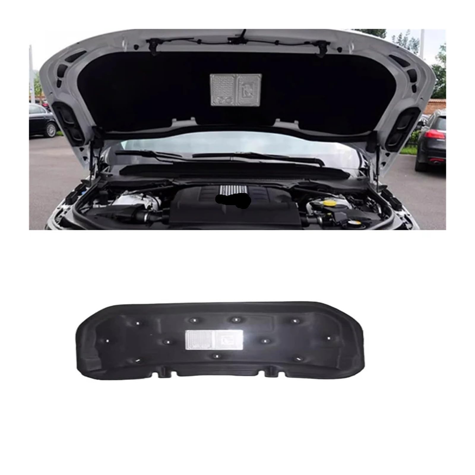 Pengshyzf One Color 1Pc Fold Shipping Compatible With 2014-2022 Range Rover Sport L494 Auto Car Engine Hood Sound Heat Insulation Cotton Soundproofing Cover