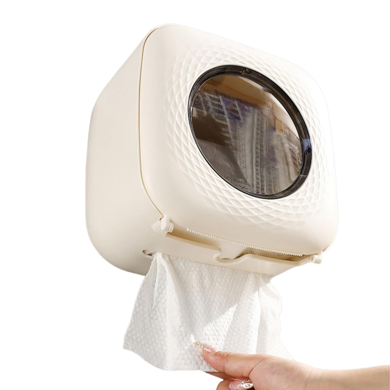 Face Wipe Holder Travel - Face Wipe Travel Holder | Wipes H0lder Organizer Box Storage Container | Dustproof Wiipe Storage Box, No-Drill Organizer for Bathroom, Kitchen, Car, Tour, and Hotel Use