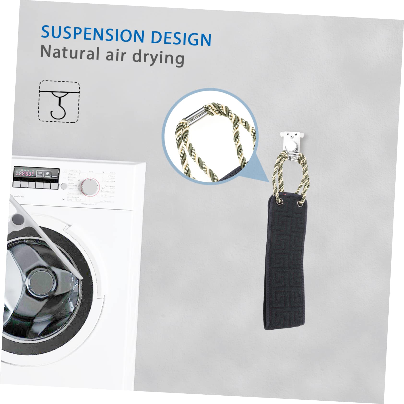 FOYTOKI Exfoliating Bath Towel Strip Long Back Scrubber for Cleansing Durable Skin Friendly Material Bathing Tool for Hard to Reach Areas