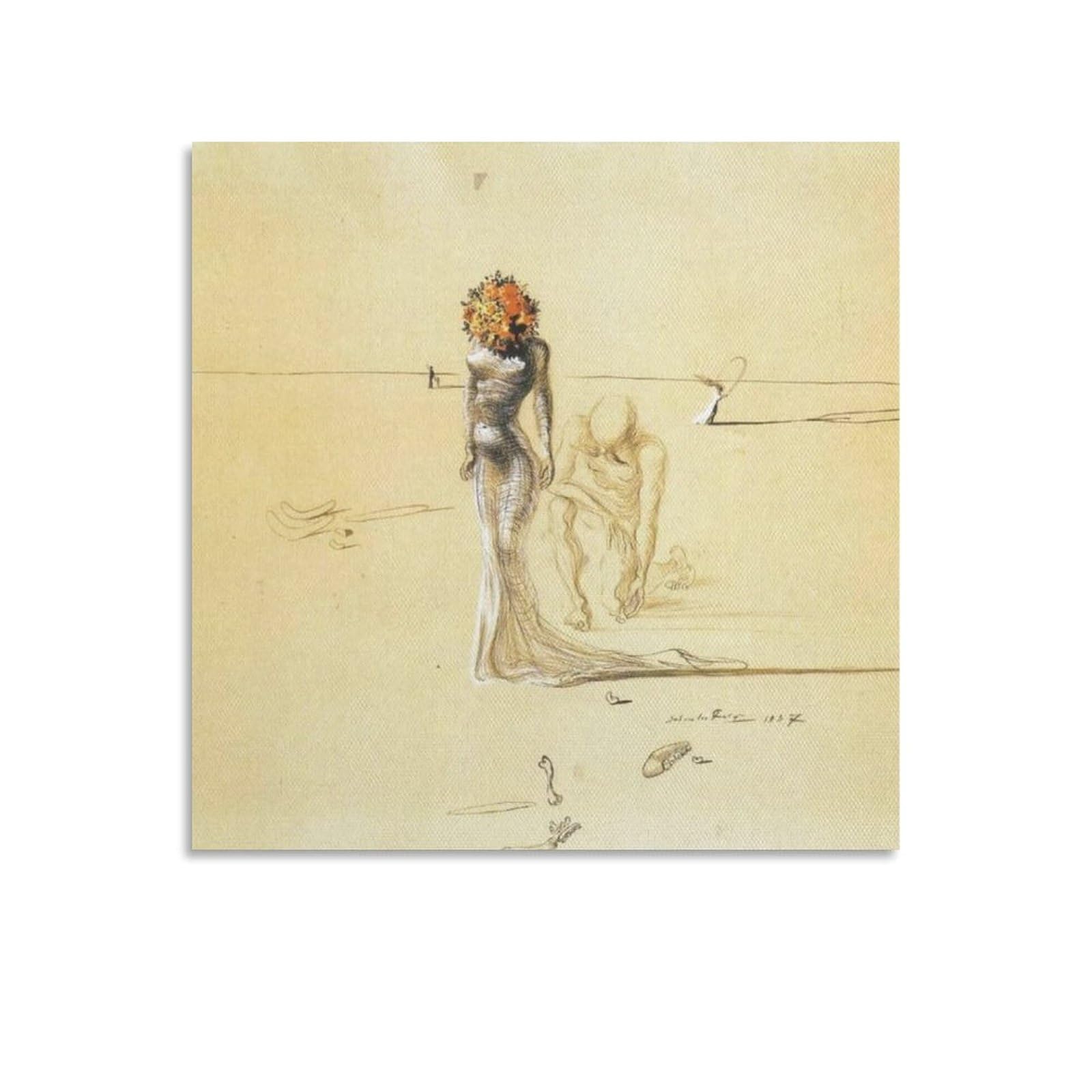 ∇花∇「Salvador Dali サルバドール・ダリ」デザイン 飾皿 限定品