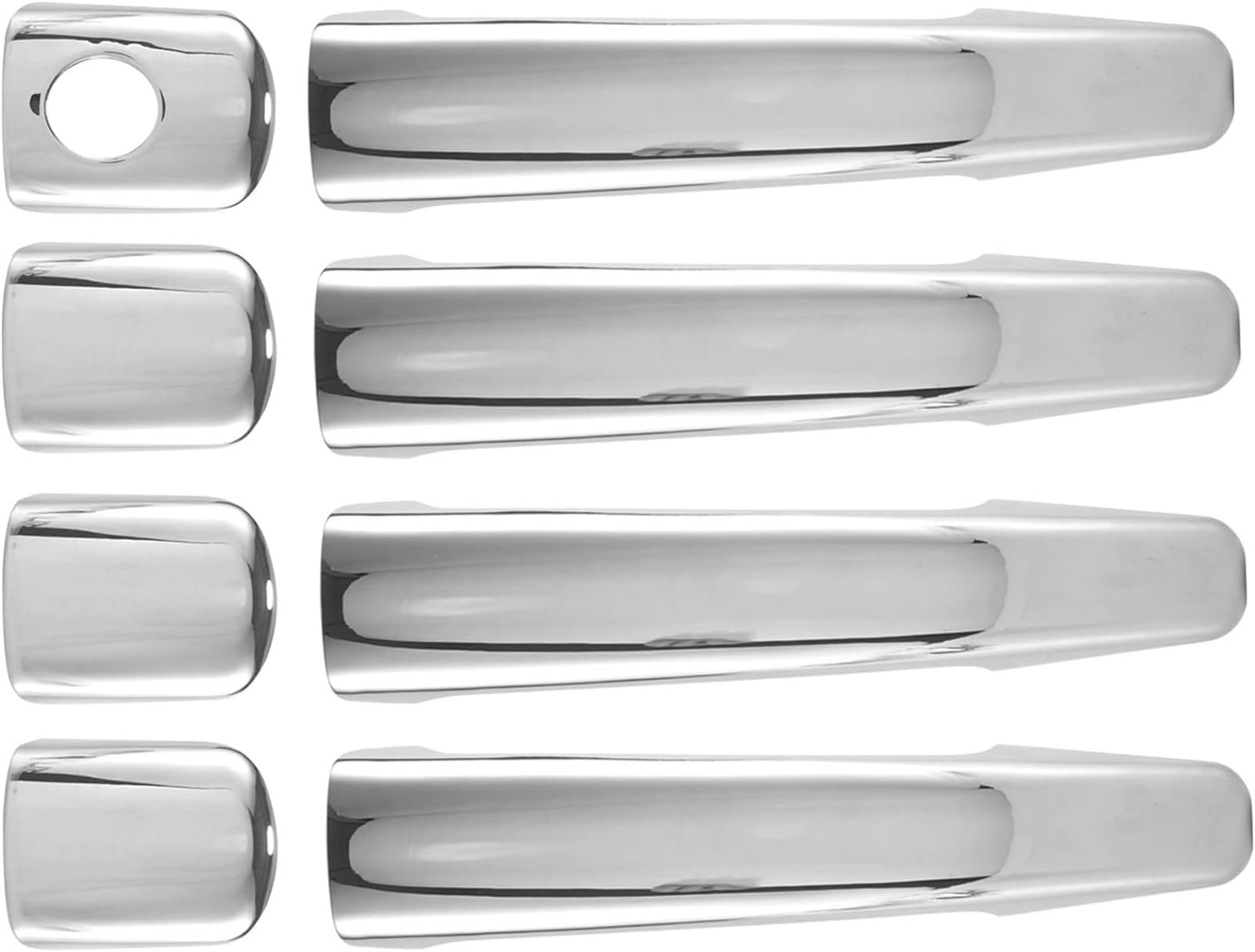 Maniglia interna della portiera con asta di colleg Maniglia esterna per porta per Citroen C4 C4 per Picasso C6 per Peugeot 207 308 per cromata Maniglia interna della portiera dell'auto, rivesti