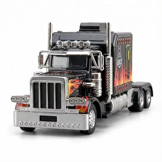 Miniatura Caminhão - Detalhes de Fogo Retro Brinquedo Colecionável POWER TOYS
