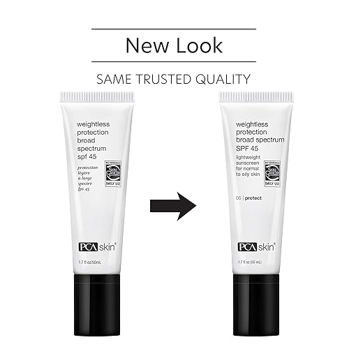 Miniatura 2 de PCA SKIN Weightless Protection Broad Spectrum SPF 45 - Oil-Free Hydrating Face Sunscreen with 8.4% Zinc Oxide for Acne-Prone/All Skin Types