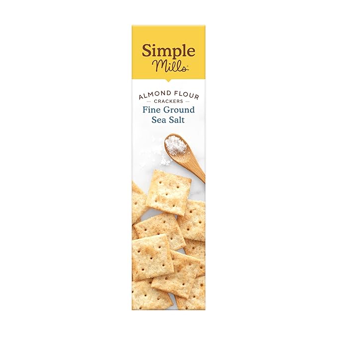 Galletas Simple Mills Almond Flour Crackers, Fine Ground Sea Salt, 4.25 Oz miniatura 12